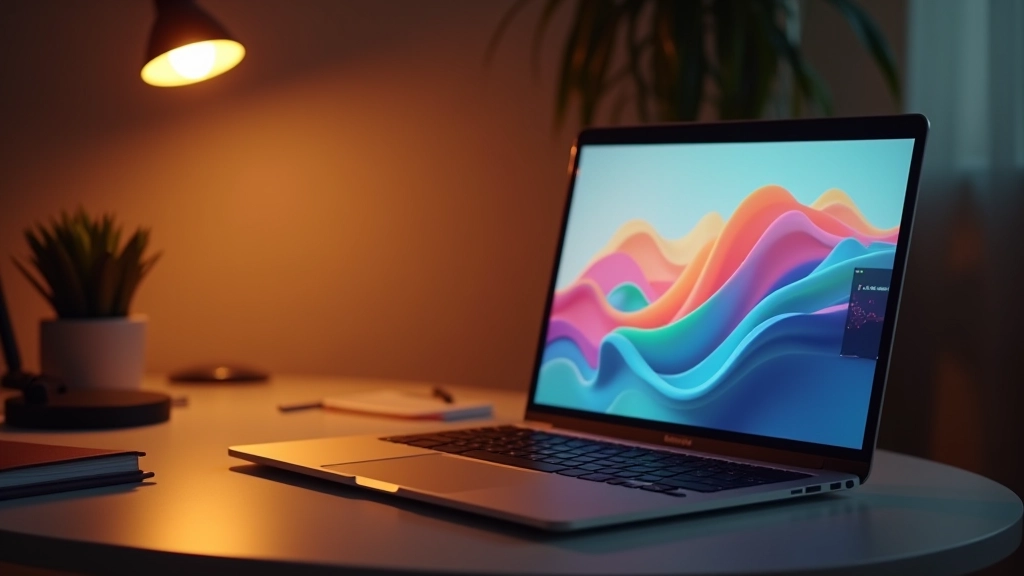 Pantalla de computadora mostrando herramienta de generación de paletas de color en línea