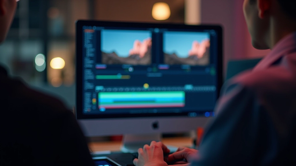 Demostración visual de superposición de clips con ajuste de opacidad gradual en línea de tiempo